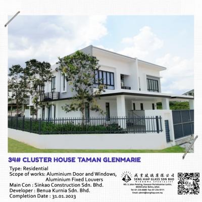 34# CLUSTER HOUSE, TAMAN GLENMARIE